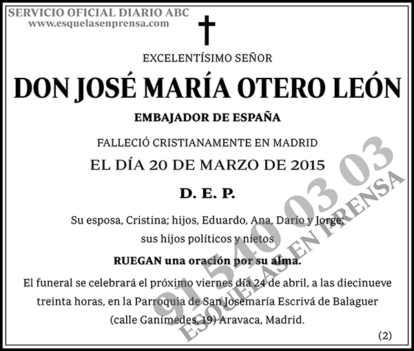 José María Otero León
